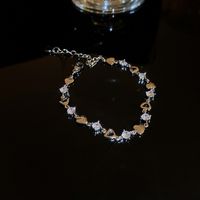 Sweet Heart Shape Copper Plating Inlay Zircon Bracelets sku image 18