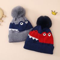 Boy's Cartoon Style Cartoon Jacquard Wool Cap main image 3