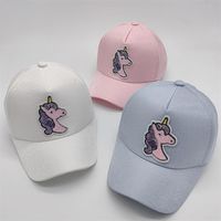 Children Unisex Cartoon Style Cute Sweet Unicorn Baseball Cap main image 6