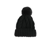 Children Unisex Japanese Style Simple Style Solid Color Wool Cap main image 3