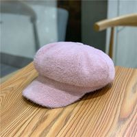 Women's Elegant Classic Style Solid Color Curved Eaves Beret Hat sku image 3