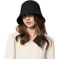 Women's Simple Style Classic Style Solid Color Wide Eaves Bucket Hat main image 3