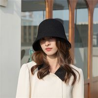 Women's Simple Style Classic Style Solid Color Wide Eaves Bucket Hat sku image 2