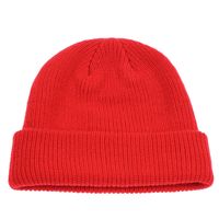 Unisex Simple Style Solid Color Eaveless Wool Cap sku image 1