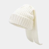 Unisex Vacation Solid Color Eaveless Wool Cap sku image 2