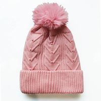Women's Simple Style Solid Color Crimping Wool Cap main image 2