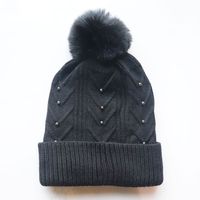 Women's Simple Style Solid Color Crimping Wool Cap main image 3