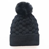 Women's Simple Style Solid Color Crimping Wool Cap sku image 1