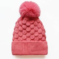 Women's Simple Style Solid Color Crimping Wool Cap sku image 3
