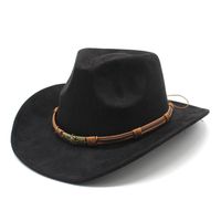Unisex Vintage Style Ethnic Style Solid Color Big Eaves Fedora Hat sku image 4