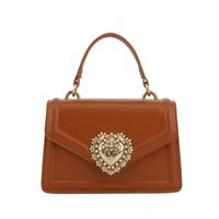 Women's Small All Seasons Pu Leather Solid Color Classic Style Square Magnetic Buckle Handbag sku image 3