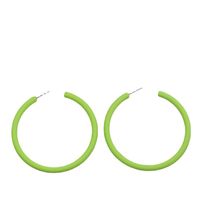 1 Pair Simple Style Solid Color Spray Paint Arylic Earrings main image 3