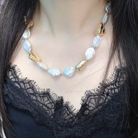 Elegant Lady Geometric Freshwater Pearl Bracelets Necklace In Bulk main image 3