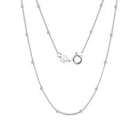 Simple Style Geometric Sterling Silver Necklace sku image 1
