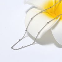 Simple Style Geometric Sterling Silver Necklace main image 3