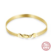Vintage Style Geometric Sterling Silver Plating 18k Gold Plated White Gold Plated Bracelets main image 5