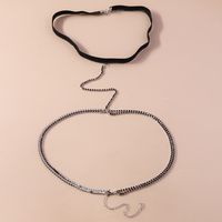 Sexy Solid Color Zinc Alloy Women's Body Chain main image 6