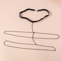 Sexy Solid Color Zinc Alloy Women's Body Chain main image 9