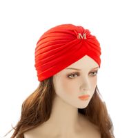 Women's Basic Solid Color Eaveless Beanie Hat main image 2