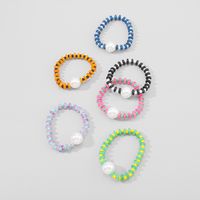 Bohemian Sweet Simple Style Geometric Imitation Pearl Seed Bead Women's Bracelets main image 3