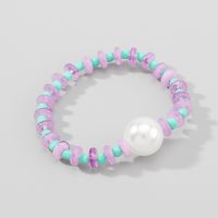 Bohemian Sweet Simple Style Geometric Imitation Pearl Seed Bead Women's Bracelets sku image 4