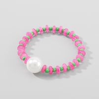 Bohemian Sweet Simple Style Geometric Imitation Pearl Seed Bead Women's Bracelets sku image 5