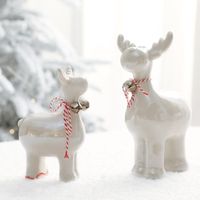 Christmas Cute Solid Color Ceramics Holiday Decorative Props main image 3
