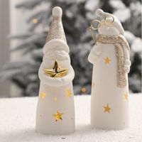 Christmas Cute Solid Color Ceramics Holiday Decorative Props main image 6