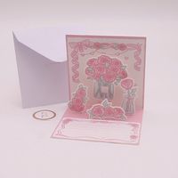 Valentine's Day Cute Flower Paper Daily Card sku image 3