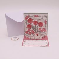Valentine's Day Cute Flower Paper Daily Card sku image 1