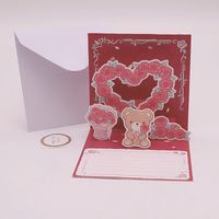 Valentine's Day Cute Flower Paper Daily Card sku image 5