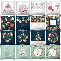 Casual Vacation Letter Short Plush Pillow Cases main image 1