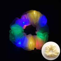 Nouveauté Couleur Unie Cristal Artificiel Lumineux Attache-cheveux 1 Pièce sku image 42