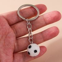 Modern Style Basketball Football Zinc Alloy Bag Pendant Keychain main image 6