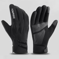 Men's Simple Style Letter Polyester Gloves 1 Pair sku image 19