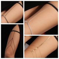 Sexy Solid Color Zinc Alloy Women's Body Chain main image 1