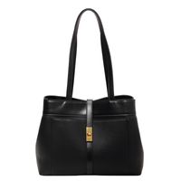 Women's All Seasons Pu Leather Color Block Vintage Style Square Zipper Shoulder Bag Underarm Bag sku image 2