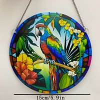 Modern Style Flower Parrot Arylic Pendant Artificial Decorations main image 6