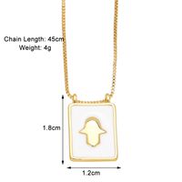 Modern Style Simple Style Crown Copper 18k Gold Plated Pendant Necklace In Bulk main image 4