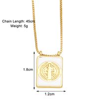 Modern Style Simple Style Crown Copper 18k Gold Plated Pendant Necklace In Bulk main image 5