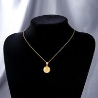 Casual Streetwear Letter Stainless Steel Copper Plating 18k Gold Plated Pendant Necklace main image 5