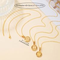 Casual Streetwear Letter Stainless Steel Copper Plating 18k Gold Plated Pendant Necklace main image 6