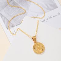 Casual Streetwear Letter Stainless Steel Copper Plating 18k Gold Plated Pendant Necklace sku image 18