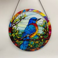Cartoon Style Cute Bird Arylic Pendant Artificial Decorations sku image 2