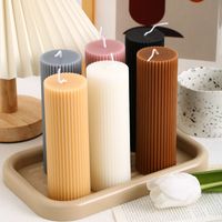 Simple Style Solid Color Soy Wax Candle main image 3