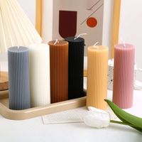 Simple Style Solid Color Soy Wax Candle main image 1