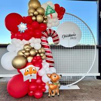 Weihnachten Einfacher Stil Tier Aluminiumfolie Weihnachten Luftballons main image 4