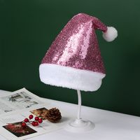 Christmas Classic Style Color Block Cloth Party Christmas Hat sku image 1
