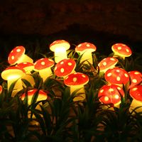 Christmas Simple Style Mushroom Plastic Indoor Lightings main image 4