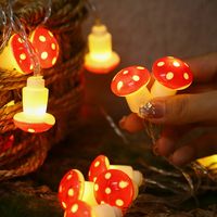 Christmas Simple Style Mushroom Plastic Indoor Lightings main image 3